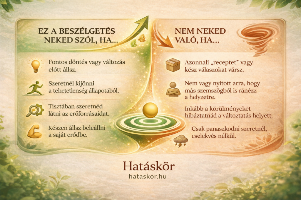 Kinek szól a Hatáskör beszélgetés